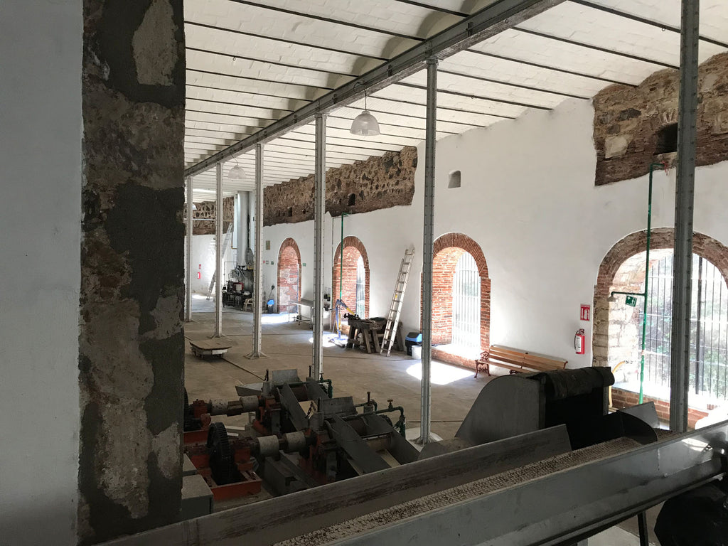 Aqueduct arches in Santa Rita distillery 