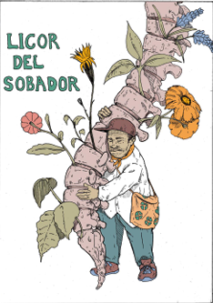 Label Licor del Sobador
