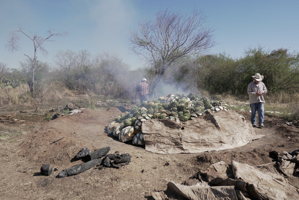 loaded Oven being covered