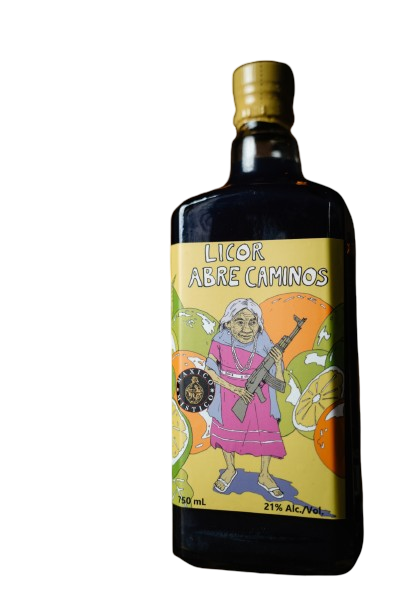 Abrecaminos bottle shot no background