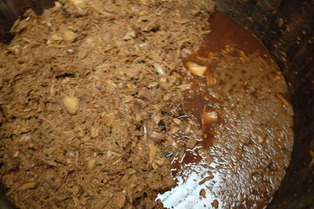 Almost empty fermentation vat Aguerrido 