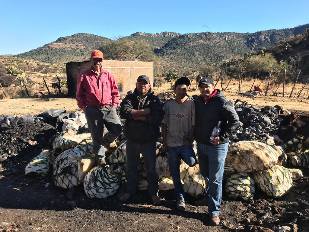  Workers  before loading oven Derrumbes Durango 